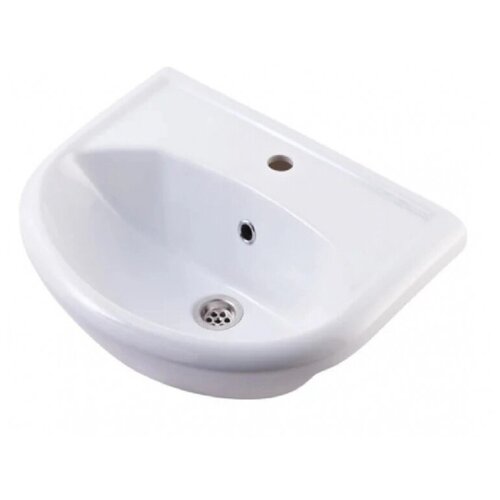 Умывальник DORATIZ Уют 50 Киров мебельный перелив с обрамлением, крепеж, белый 0302.744