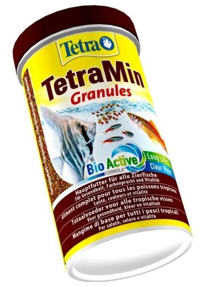 Корм для аквариумных рыб Tetra TetraMin Granules 500 мл (гранулы) - фотография № 7