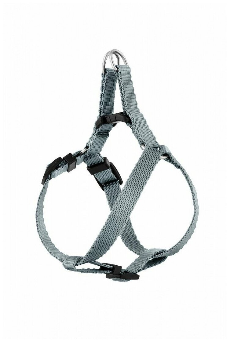 Шлейка Saival Classic Колор быстросъёмная XS10мм, ОбШ17-27см, ОбГр22-35см серая