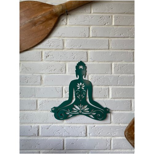 Пано на стену Будда металл, йога