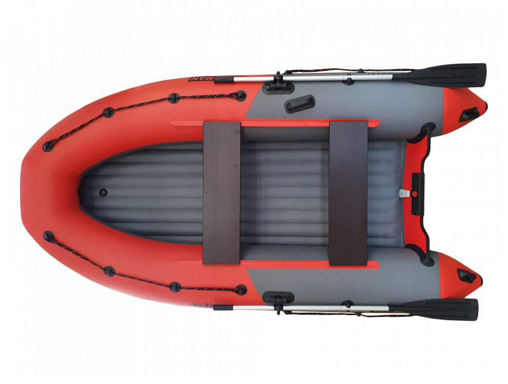 Надувная лодка BoatsMan Sport BT320ASR графитово-красный