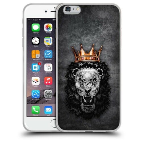 Дизайнерский силиконовый чехол для Iphone 6 Plus/6s Plus Король лев