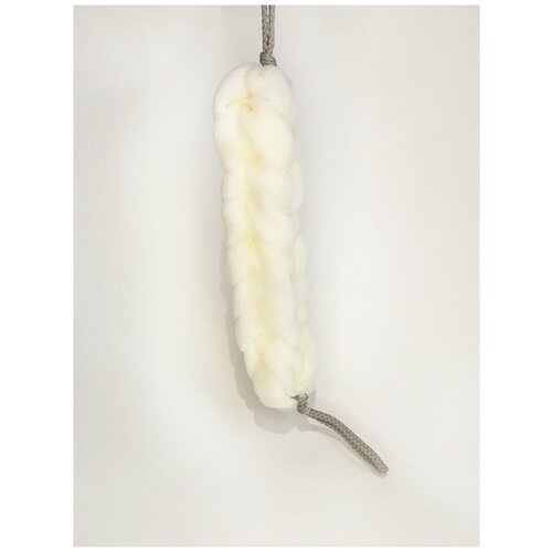 Мочалка - косичка для душа с ручками