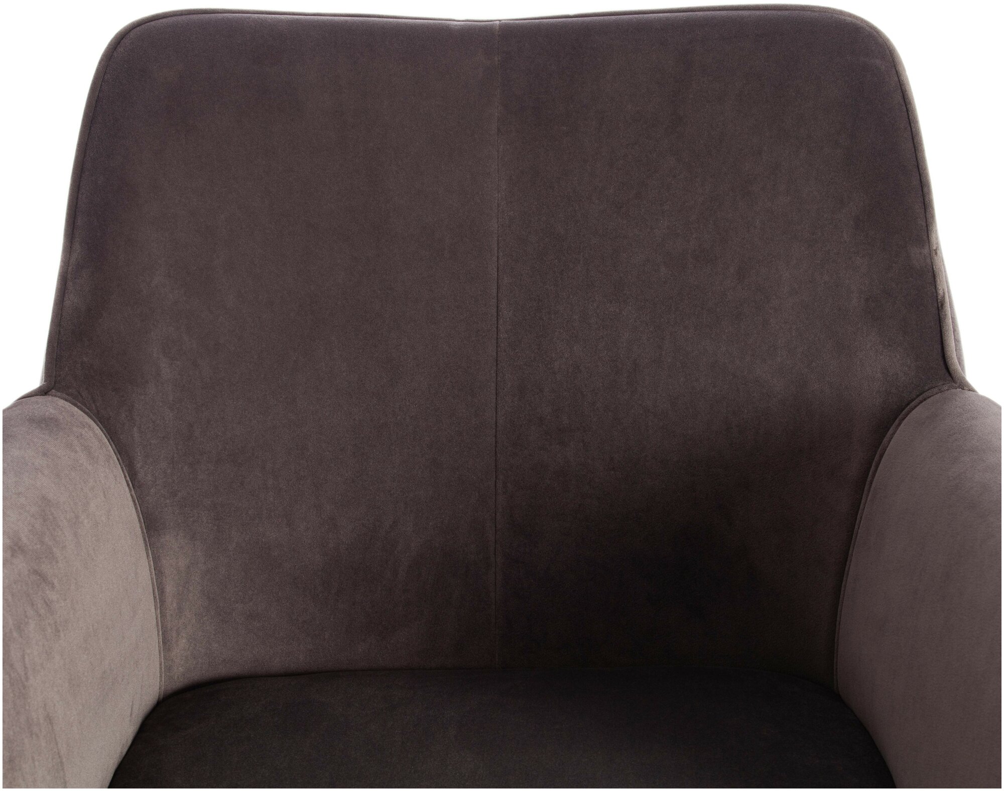 Кресло TetChair Bess 0179471 серо-коричневый S108 (84 Brown), черные ножки