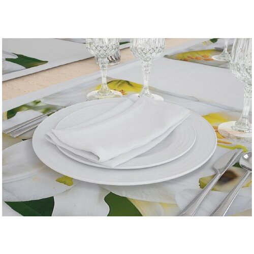 Салфетки на стол / Лен натуральный / Набор столовых салфеток / 35*35 / Салфетки на стол для сервировки / Салфетка / лен / хлопок / 8 марта / Пасха