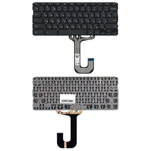 Клавиатура keyboard для ноутбука HP ChromeBook 11 G6 HP ChromeBook 14 G5 14-CA 14-DB черная 1167₽