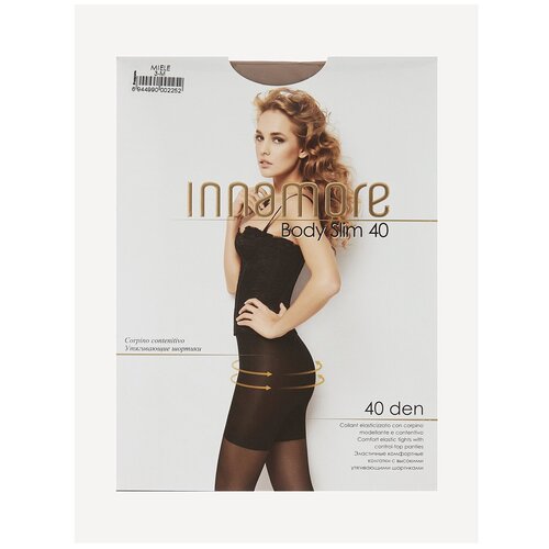 Колготки Innamore Body Slim, 40 den, размер 5, бежевый