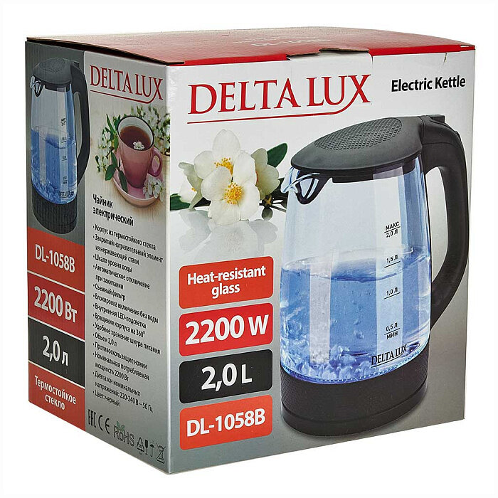Электрический чайник DELTA LUX - фото №6