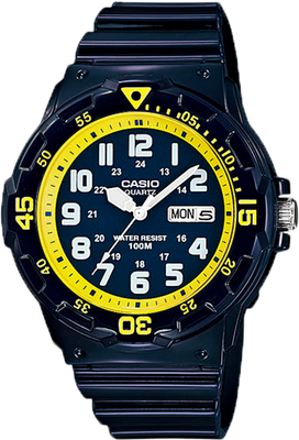 Наручные часы CASIO Collection MRW-200HC-2B, синий, желтый