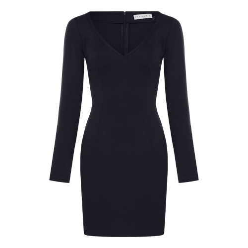 Платье ENGIBAR, вискоза, повседневное, размер XS, черный