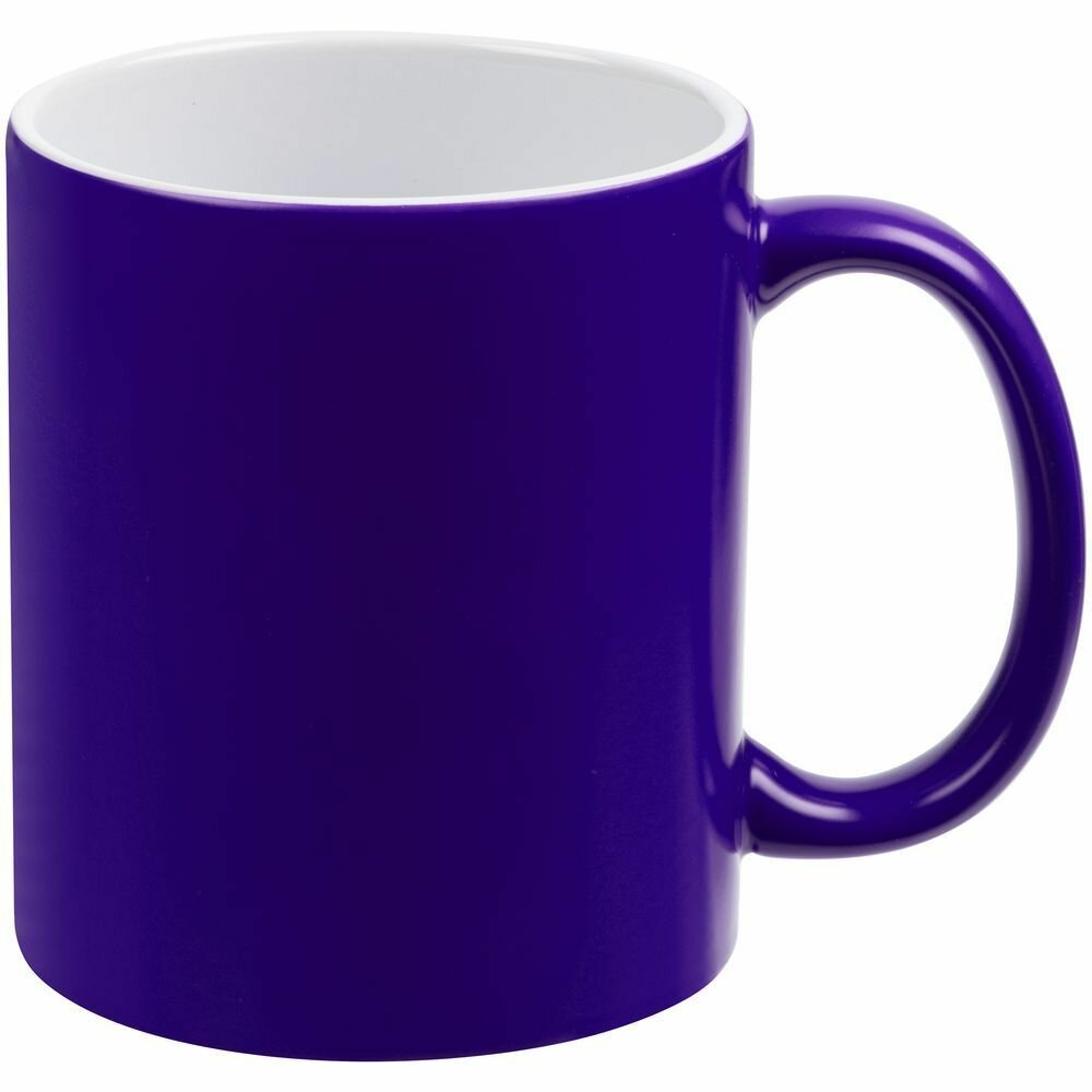 фото Кружка чашка для чая кофе Хамелеон, глянцевая, синяя