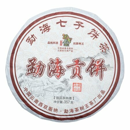 Чай шу пуэр «Менхай Ча Ван» -357 грамм