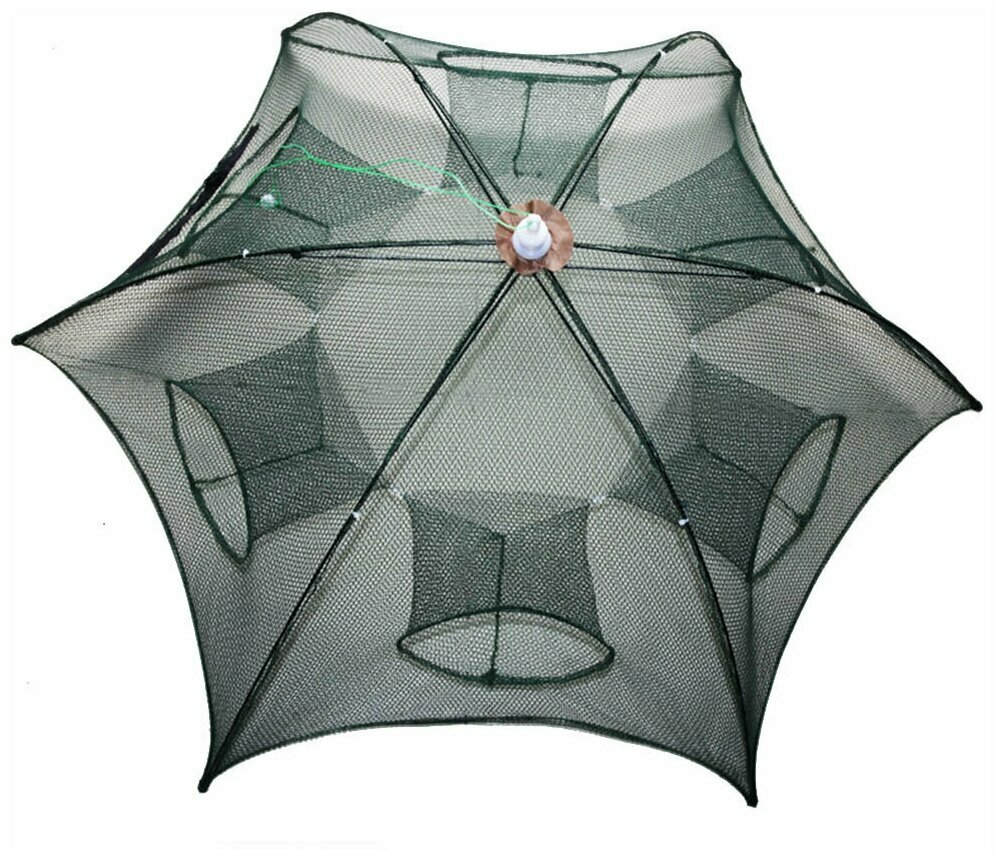 Раколовка-зонт 6 входов (80см*80см) яч 3мм
