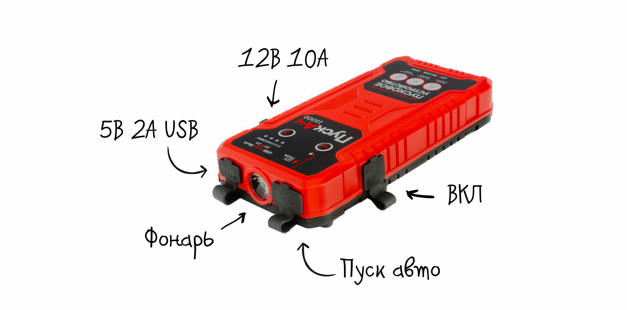 Пуско-зарядное устройство Пускач 15000 (BS-JS15)