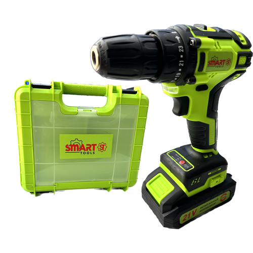 Аккумуляторный бесщеточный Дрель Шуруповерт Smart 21В 4Ач 2 акб 40Нм 628000₽