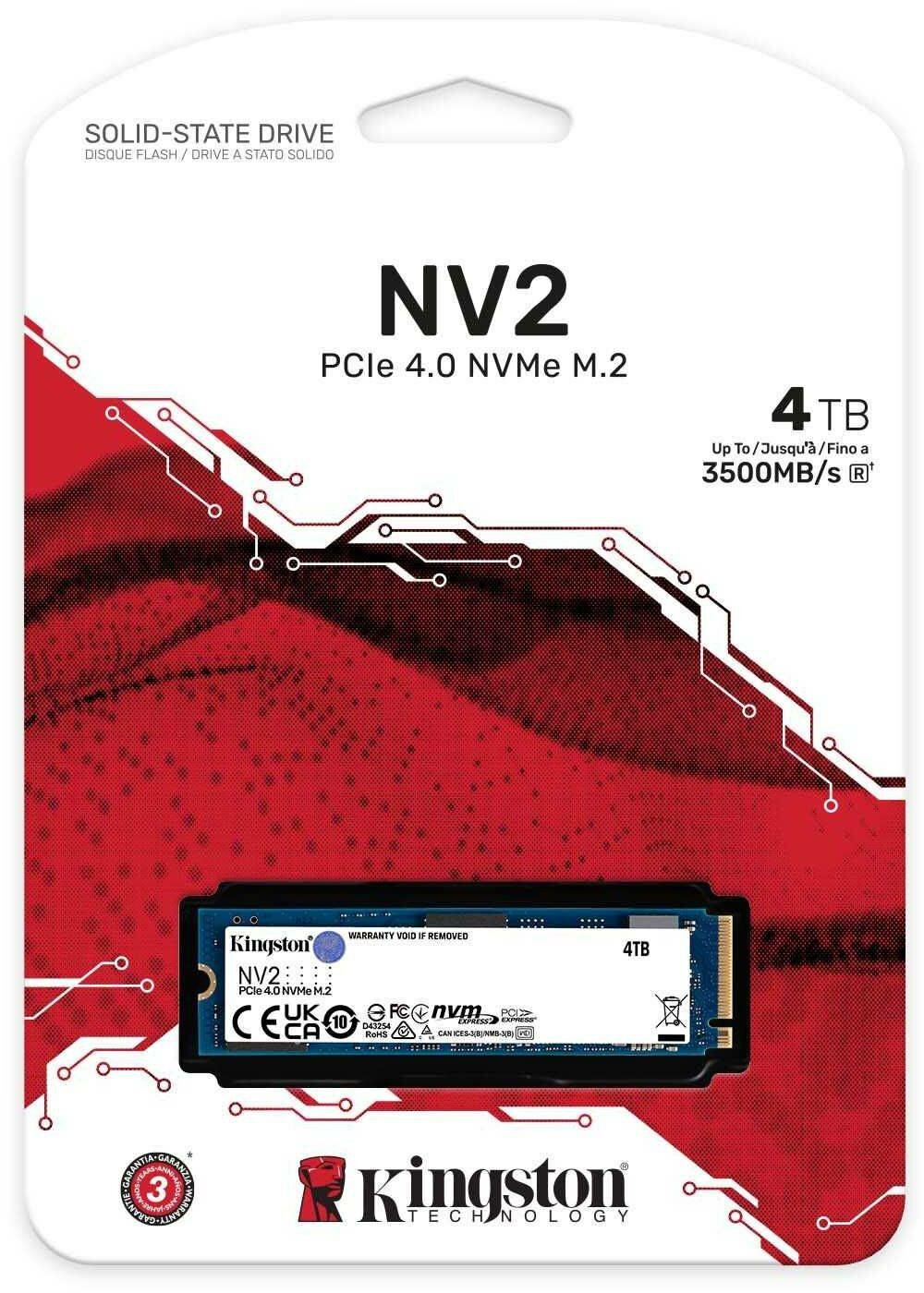 Твердотельный накопитель Kingston SNV2S/4000G - фото №3