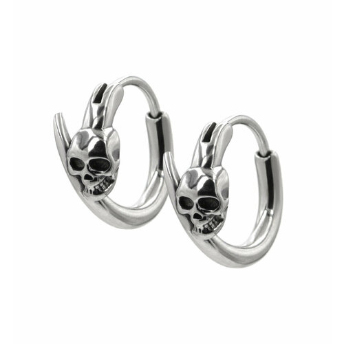 Серьги конго SILVARIE, серебряный