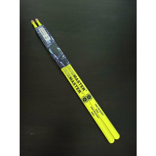 Барабанные палочки DRUMMASTER 5AY желтые флуоресцентные 2100₽