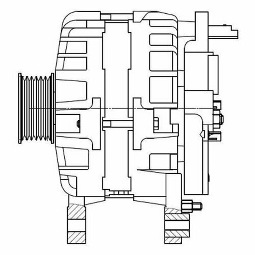 Генератор для а/м Nissan X-Trail T32 (14-)/Qashqai II (13-) 2.0i 150A (LG 1441) - фотография № 12