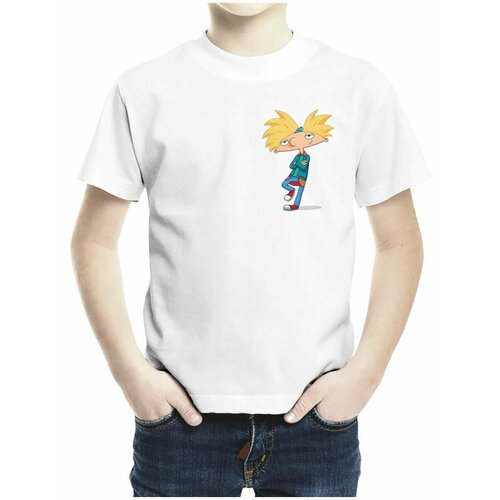 фото Футболка каждому своё, размер 152, белый