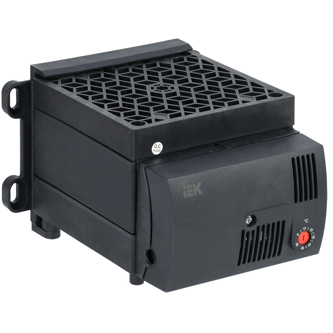Обогреватель на DIN-рейку ОДР (вент.+терм.) 1200 Вт IP20, IEK YOB30-1200-20 (1 шт.)