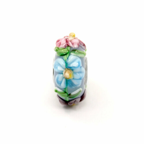 фото Handinsilver ( посеребриручку ) подвеска-шарм из муранского стекла lampwork голубой (1шт)