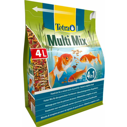 TETRA POND MULTI MIX корм для прудовых рыб смесь (4 л х 2 шт)