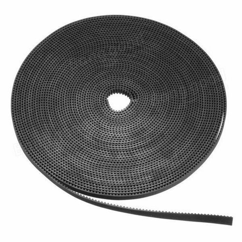 Лента зубчатая GT2-6mm черная 1 метр с жестким кордом 304₽