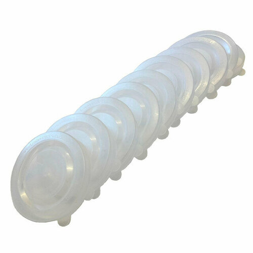 Набор крышек 10шт 82мм для горячего закрывания пластик 449₽