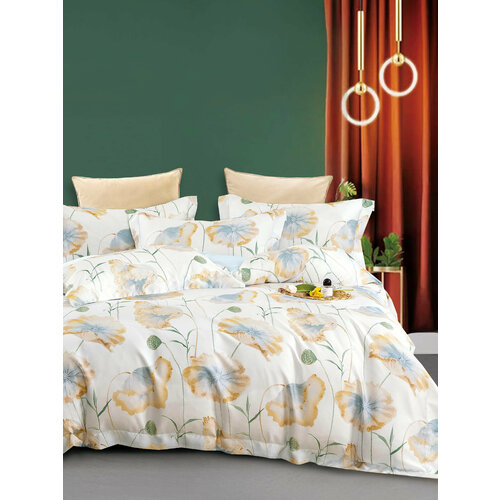 Простыня из тенселя люкс TSL-005 Elin (кремовый), Простыня 230x250