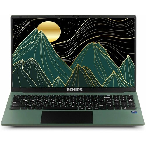 Ноутбук Intel Malachite NQ15E-1 156 IPS Intel N100 08ГГц 4-ядерный 8ГБ DDR4 256ГБ SSD Intel UHD Graphics Windows 11 Home зеленый 3008000₽