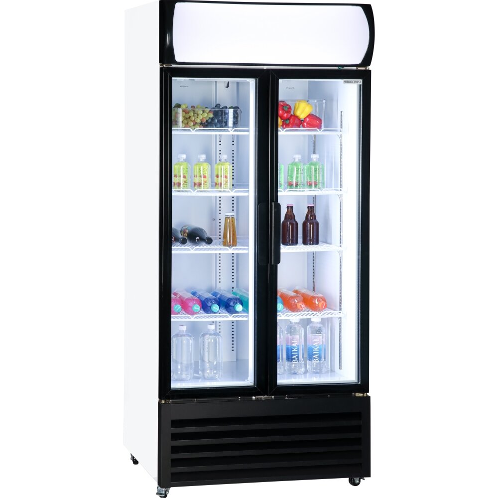NORDFROST RSC 600 GKB, 568 л объем, No Frost, 2 двери, цвет черный