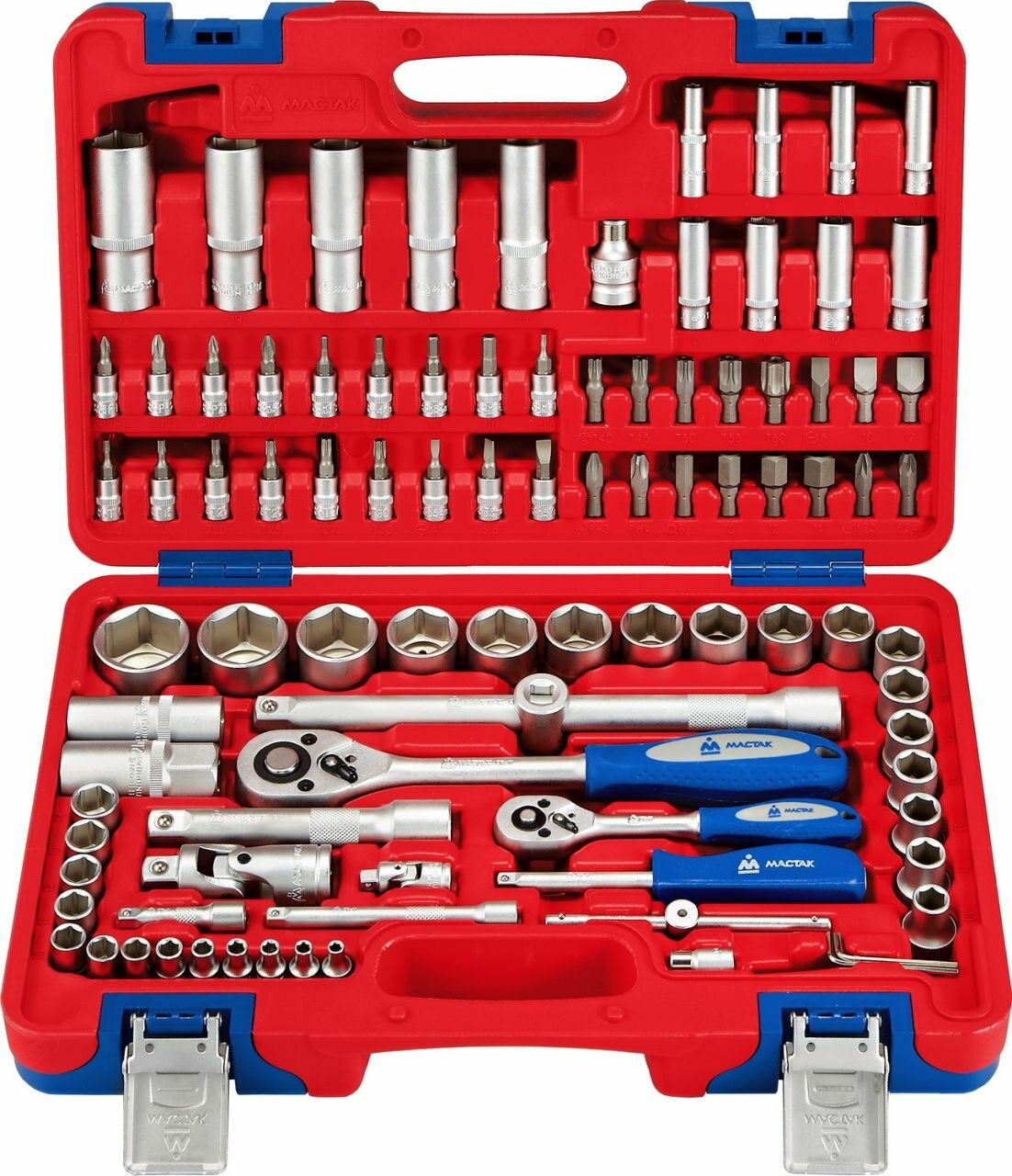 Набор инструментов универсальный 94 предмета мастак 01-094C — фото 1