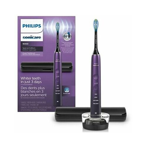 Электрическая зубная щетка филлипса hx991169 Фиолетовый Ультразвуковая вибрация Там подвал зарядки ящики для сборки защитная щетка 2050400₽
