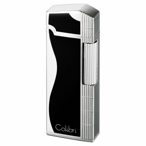 Зажигалка газовая Colibri OF LONDON Jazz Black & Silver зажигалка дизайнерская серый