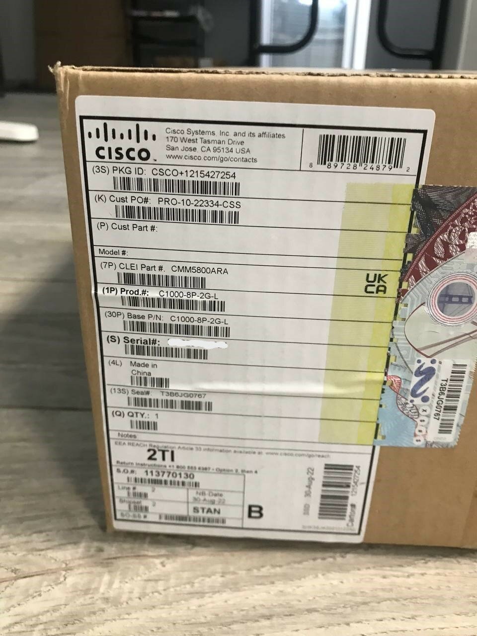 Коммутатор Cisco Catalyst C1000-8P-2G-L