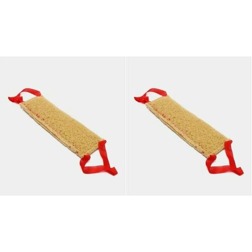 Шахтерская Губка банная мягкая Морская пена - 2 штуки