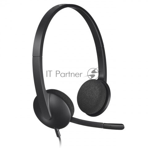 Гарнитура Logitech Headset H340 USB graphite (981-000509) .