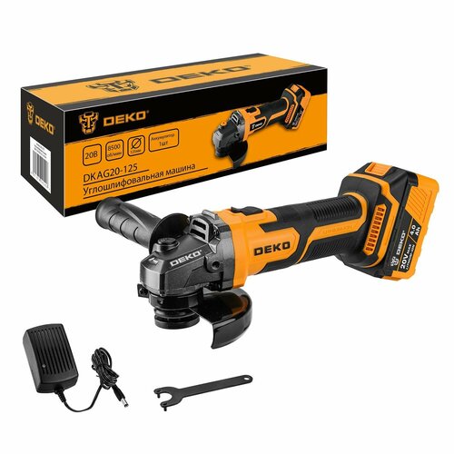 Аккумуляторная УШМ DEKO DKAG20-125 4 Ач х1 125 мм 652000₽