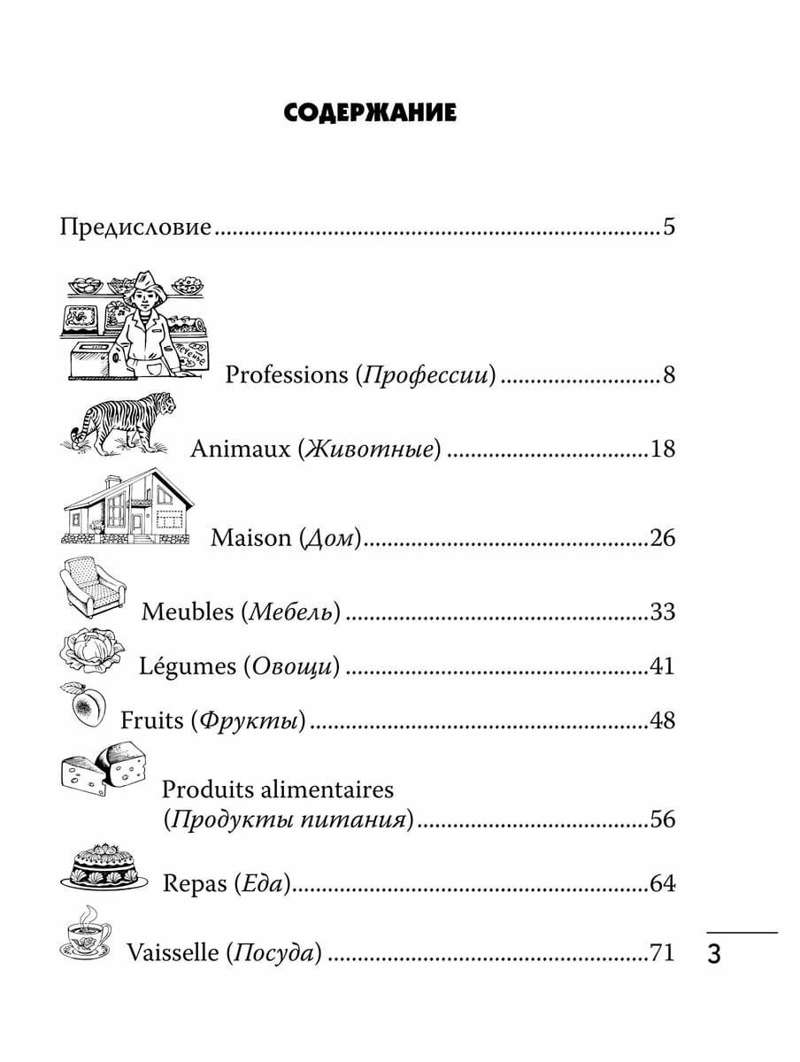 Французский язык. 2-3 классы. Лексика в картинках - фото №14