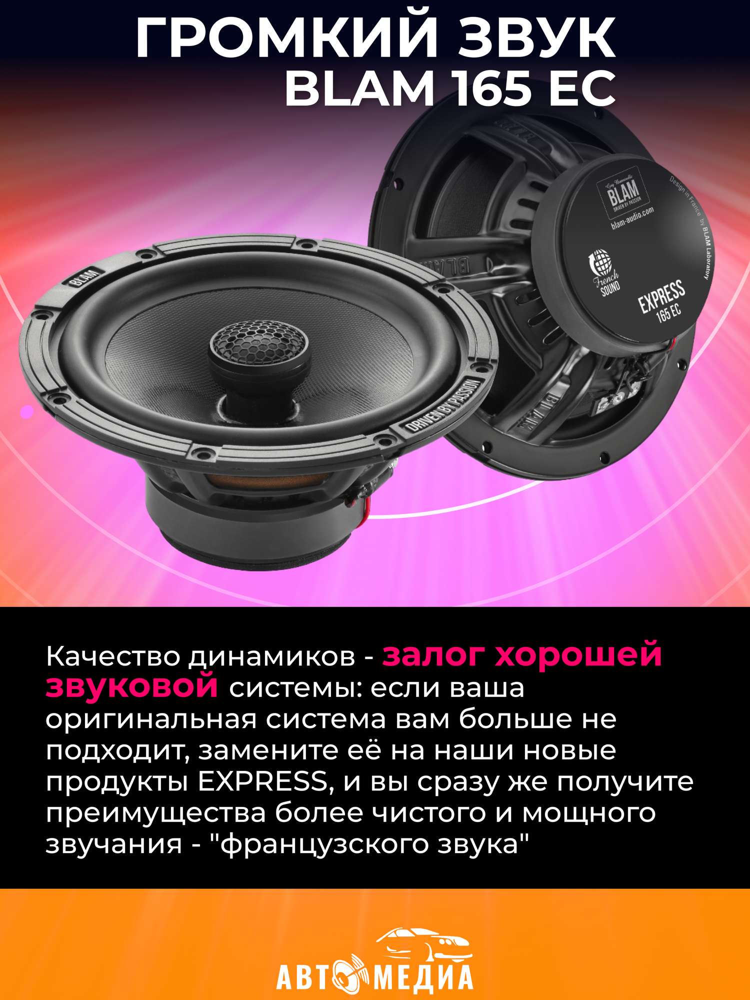 Автоакустика BLAM 165 EC - фото №11