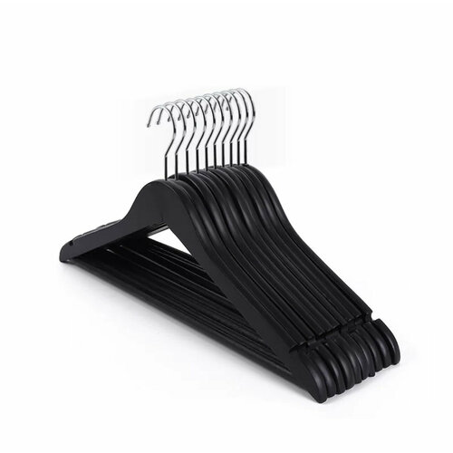Деревянная вешалка IKEA BUMERANG / 44,5×22,5×1 см / / 8 шт черный