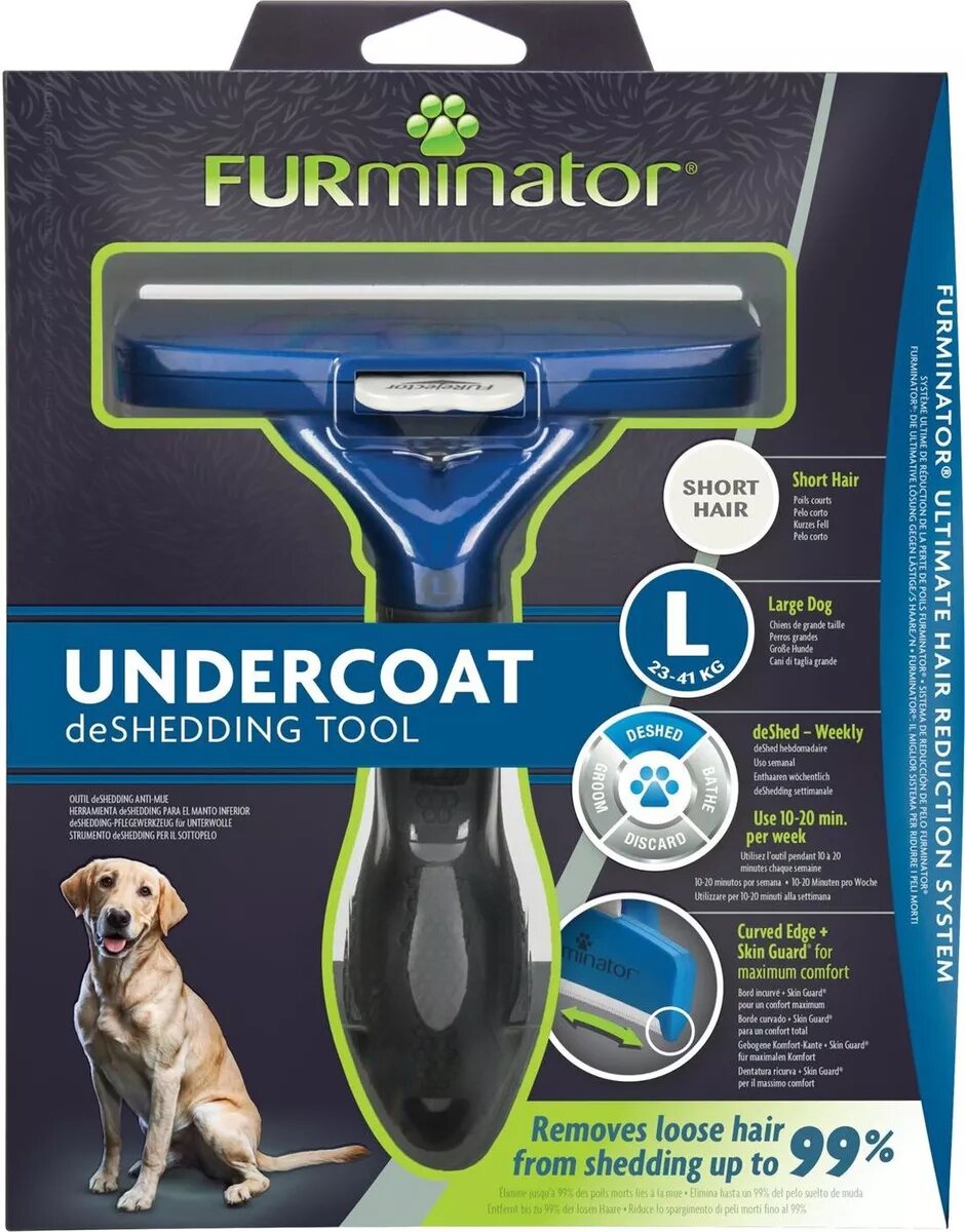 FURminator Short Hair фурминатор для собак крупных короткошерстных пород