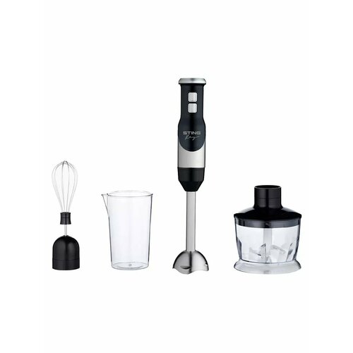Блендер погружной с насадками 3 в 1 измельчитель 1500 Вт 1843₽