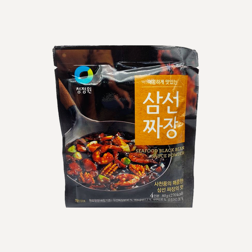 Изображение товара Основа для приготовления соуса из черных соевых бобов со вкусом морепродуктов 80 г, Южная Корея