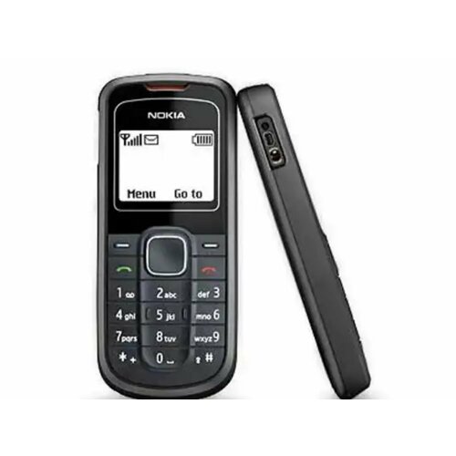 Телефон Nokia 1202 Global для РФ 1 SIM черный 1250₽