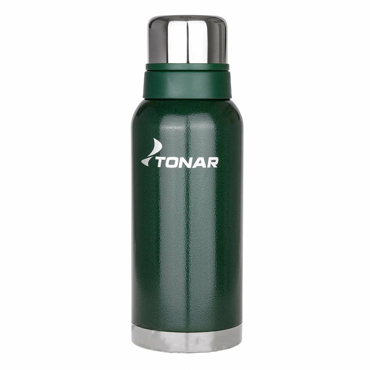 Термос тонар 1000ML с ситечком зеленый  2 крышки кружки 
