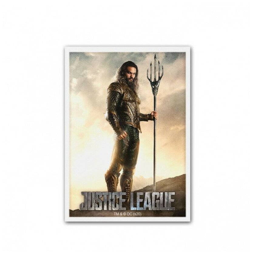 Протекторы для карт Dragon Shield Аквамэн - 100шт. — фото 1