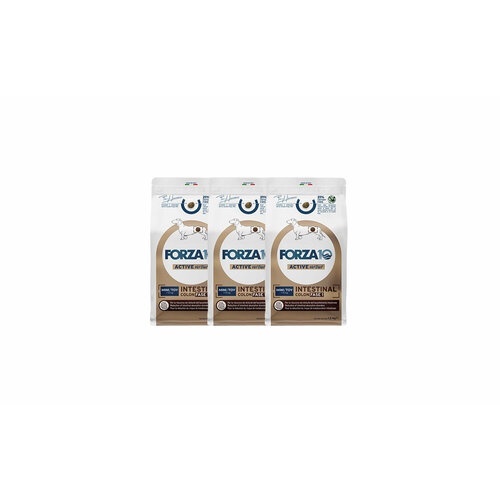 Forza10 Active Vet Diet Intestinal Colon Fase 1 Mini/Toy сухой корм для собак мелких пород при хронических колитах - 1,5 кг х 3 шт.