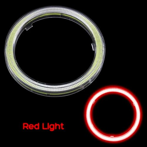 1 шт дневные ходовые фары автомобиля ангельские глазки светодиодные кольцевые фары Halo DRL 12 В 60 мм 70 мм 80 мм 90 мм 100 мм 110 мм 120 мм Красный 80mm 368₽